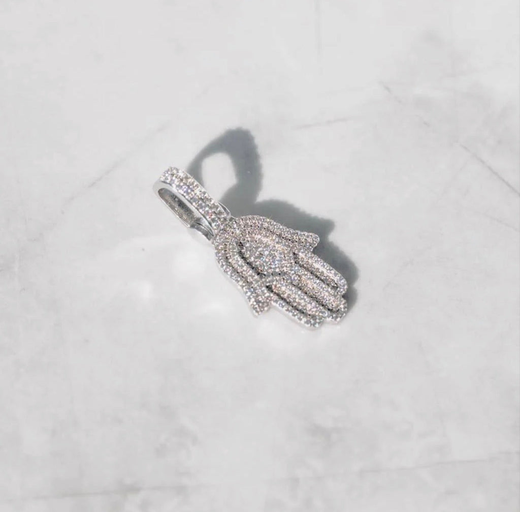 Hamza Pendant (White Gold) image 3