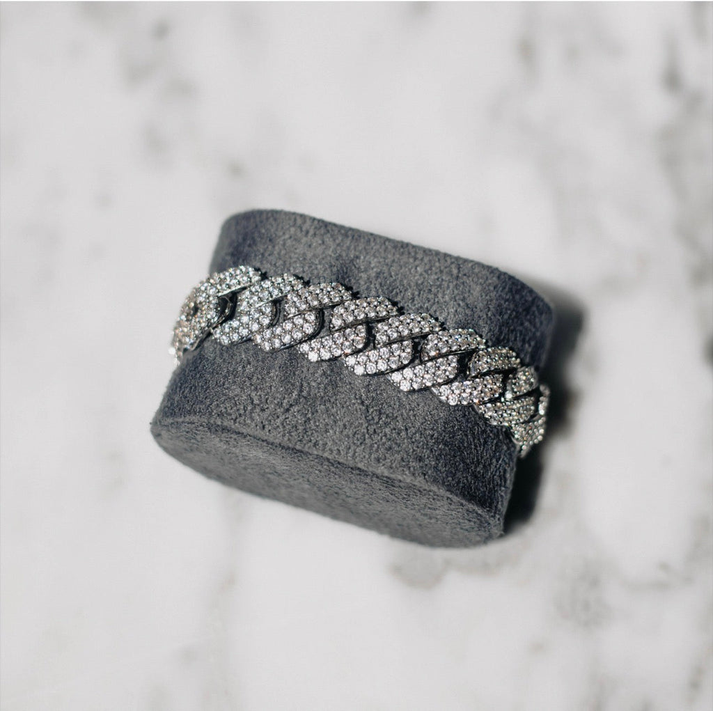 Kingdom Cuban Link Bracelet (White Gold) image 3