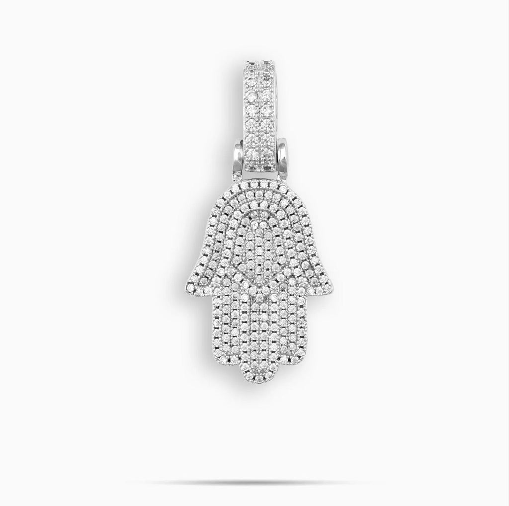 Hamza Pendant (White Gold) image 0