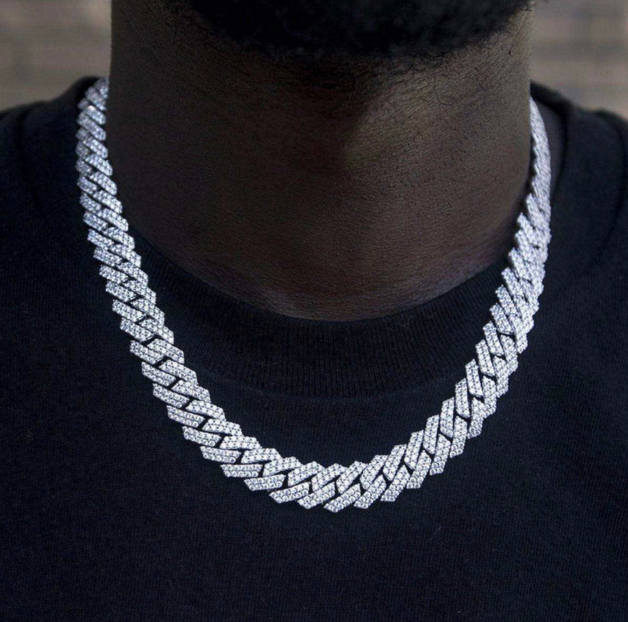 Iced Out Cuban Link Chain & Bracelet Bundle