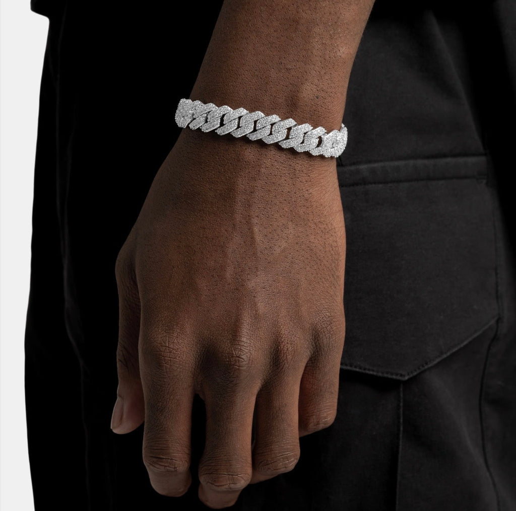 Kingdom Cuban Link Bracelet (White Gold) image 2