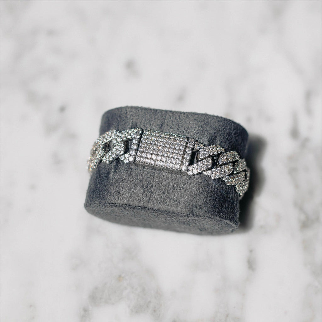 Kingdom Cuban Link Bracelet (White Gold) image 4