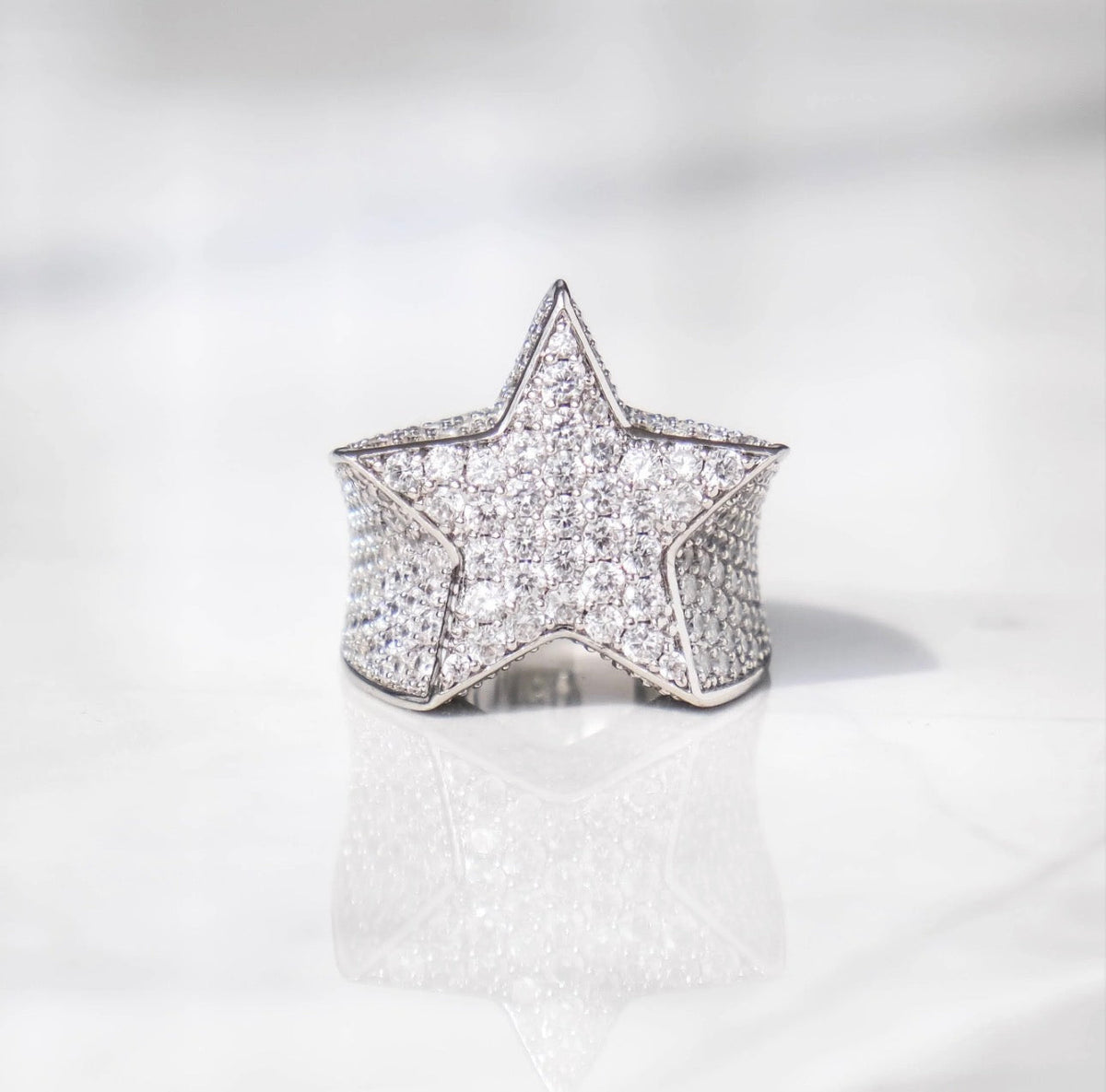 Star Ring (White Gold) image 3