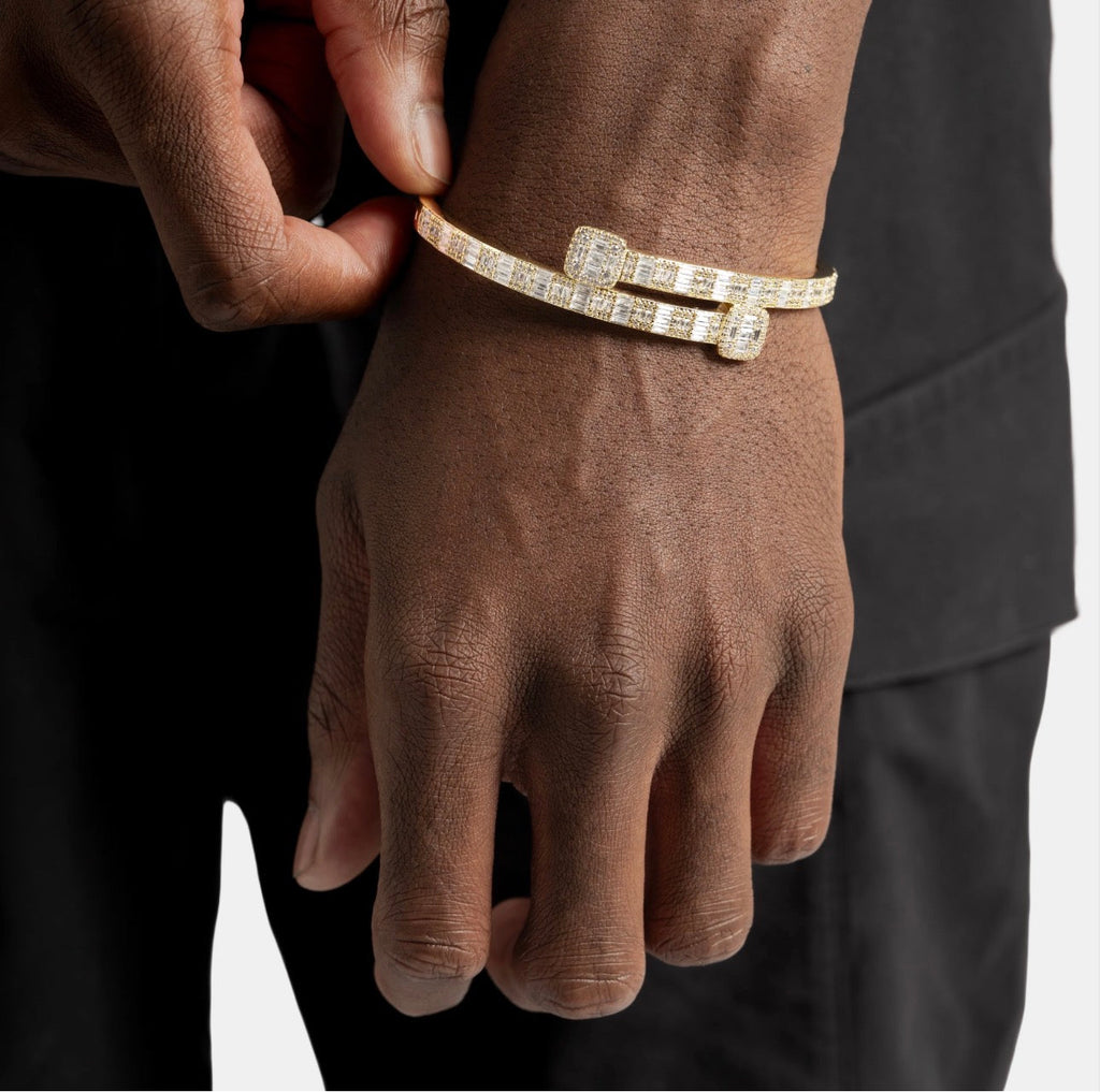 Baguette Bracelet (Gold) image 2