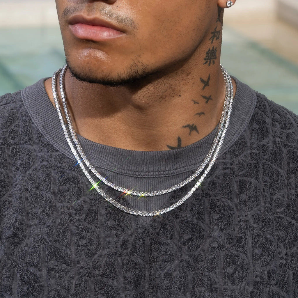 Kingdom Tennis Chain (White Gold)