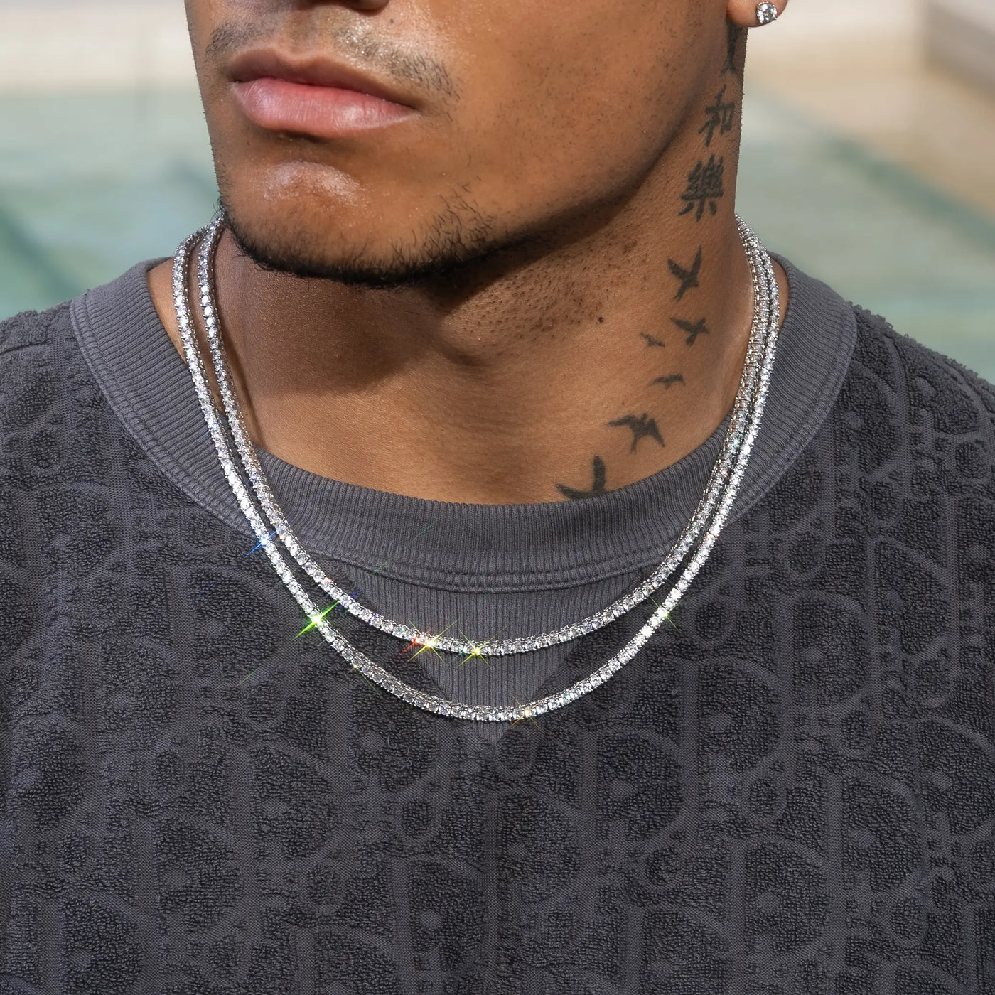 Kingdom Tennis Chain (White Gold)