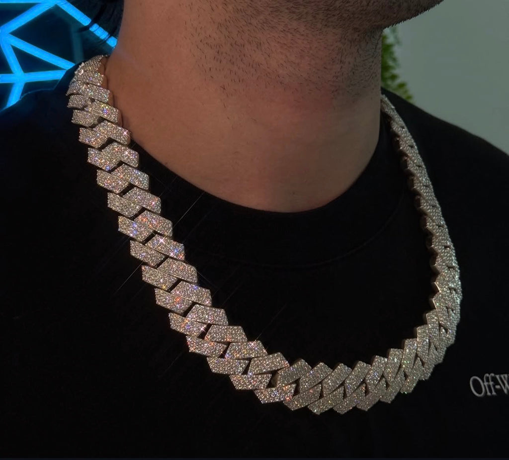 Iced Out Cuban Link Chain & Bracelet Bundle