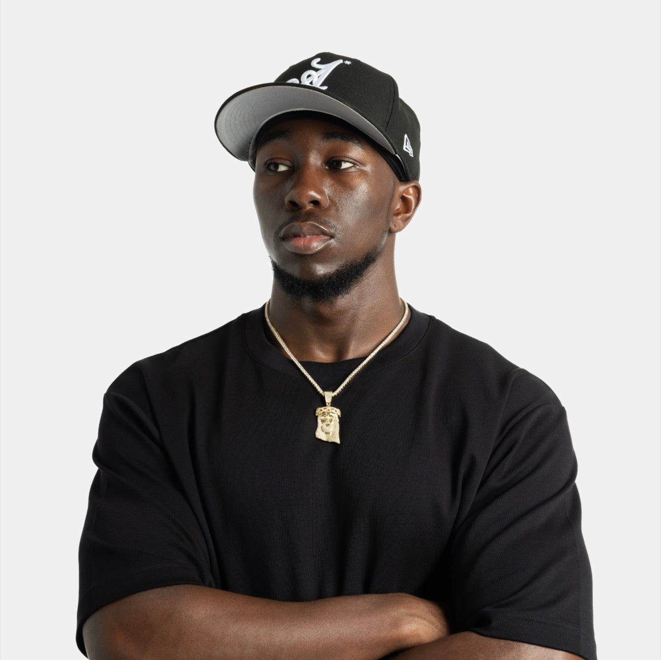 Gold Jesus Piece Pendant