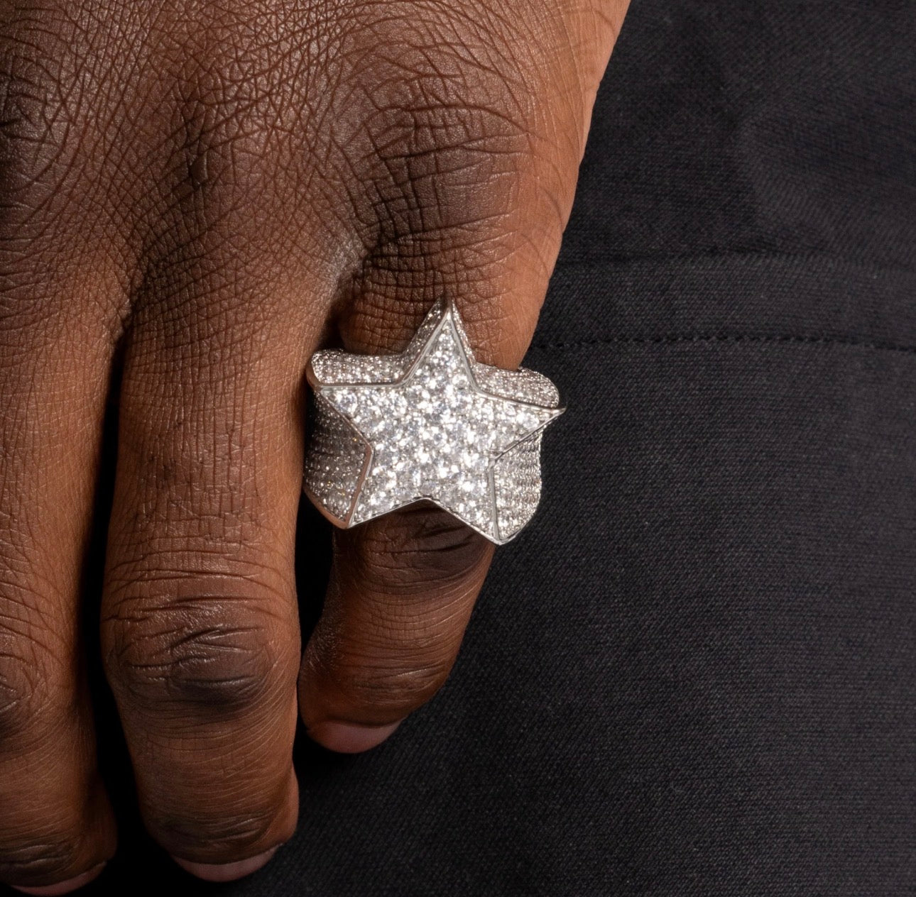 Star Ring (White Gold)
