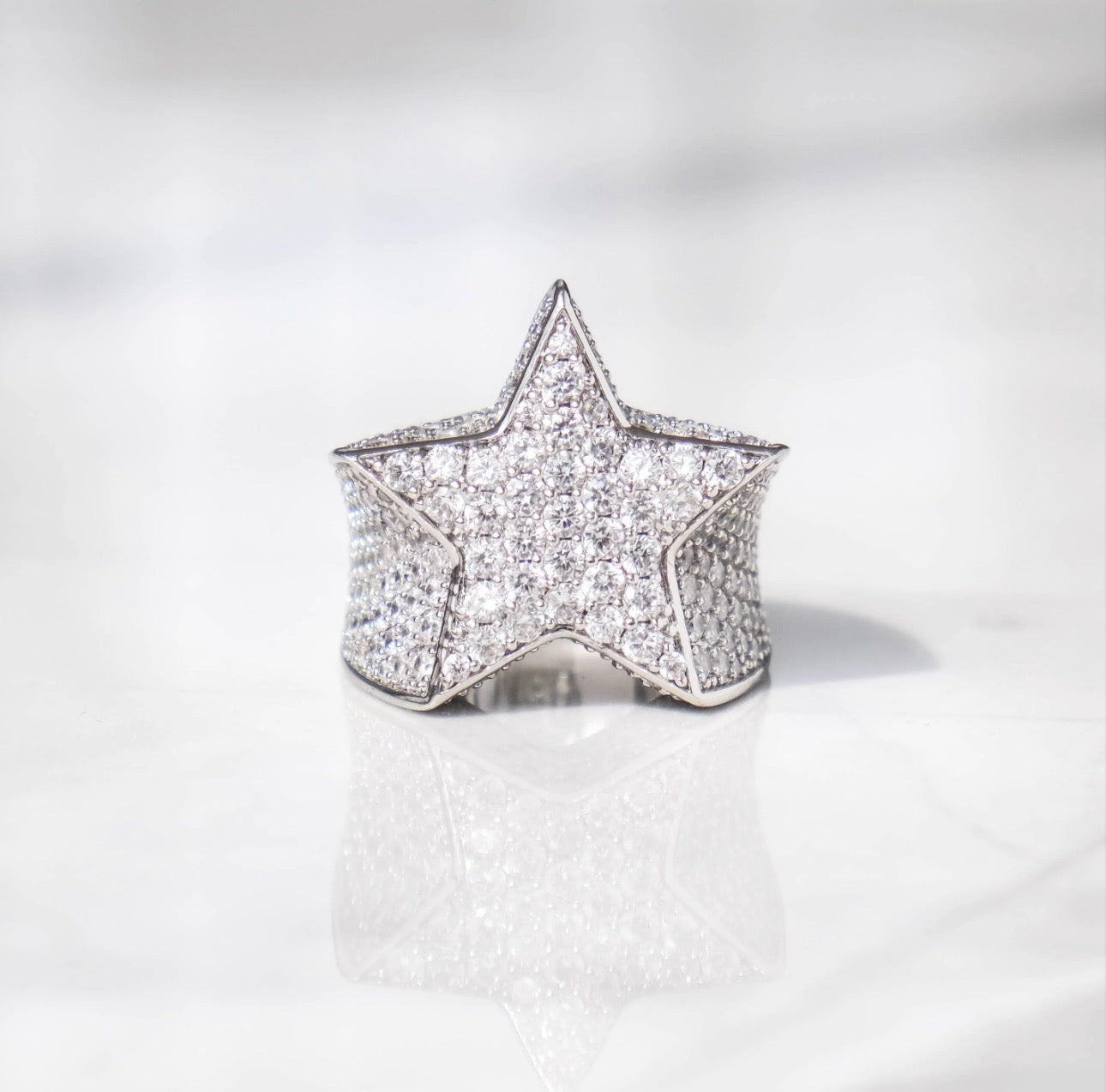 Star Ring (White Gold)