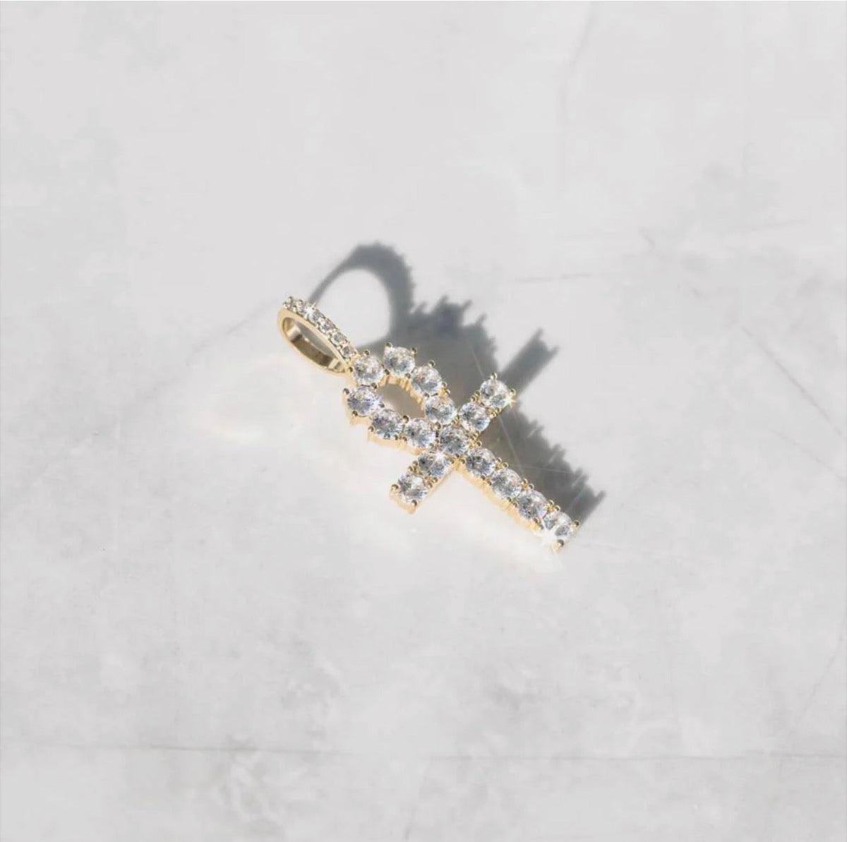 Gold Ankh Pendant image 1
