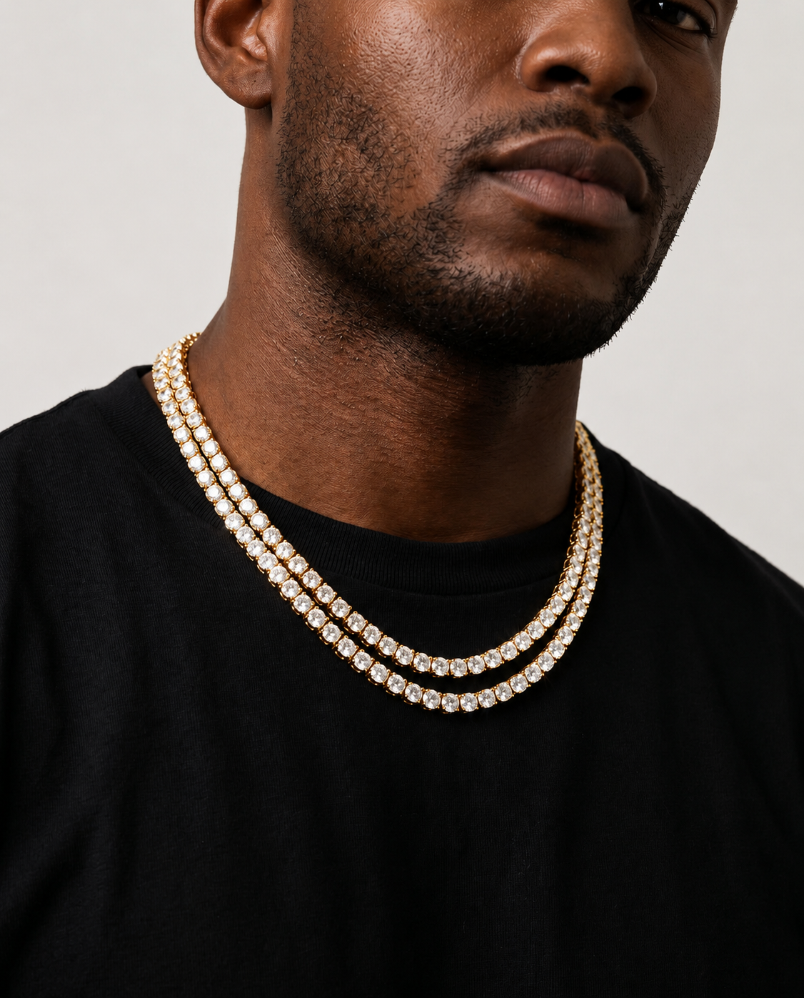kingdom tennis chain (gold) kingdom tennis chain (gold)