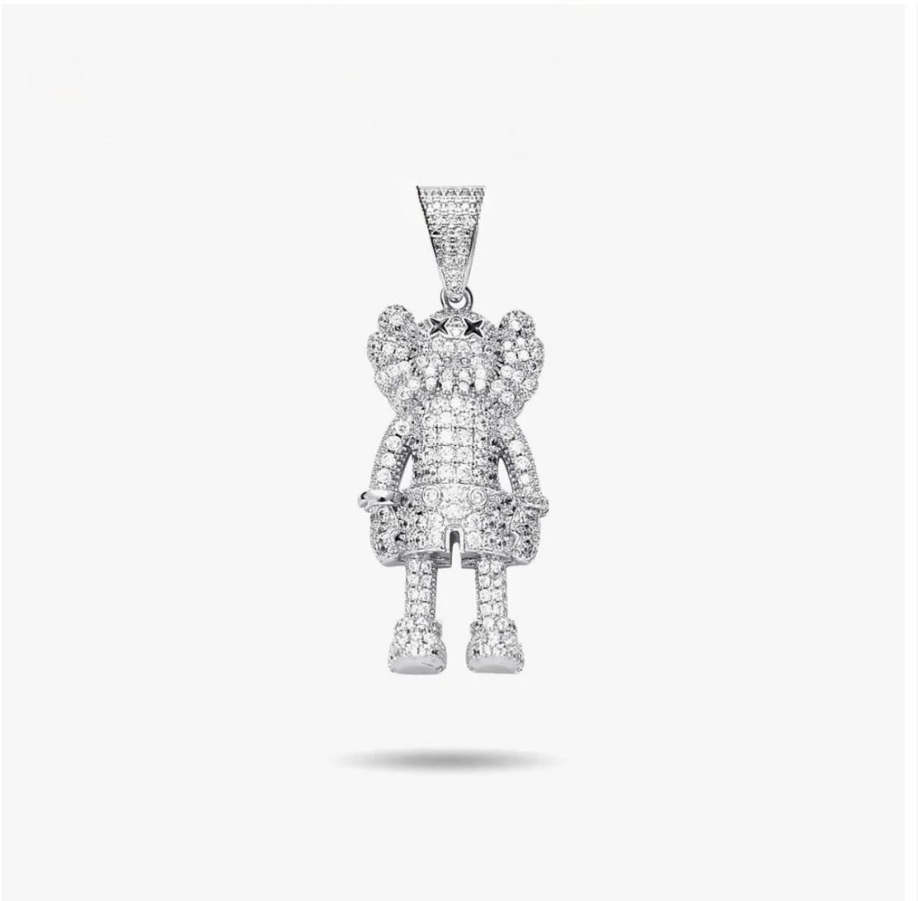 streetwear pendant(white gold)