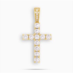 gold cross pendant