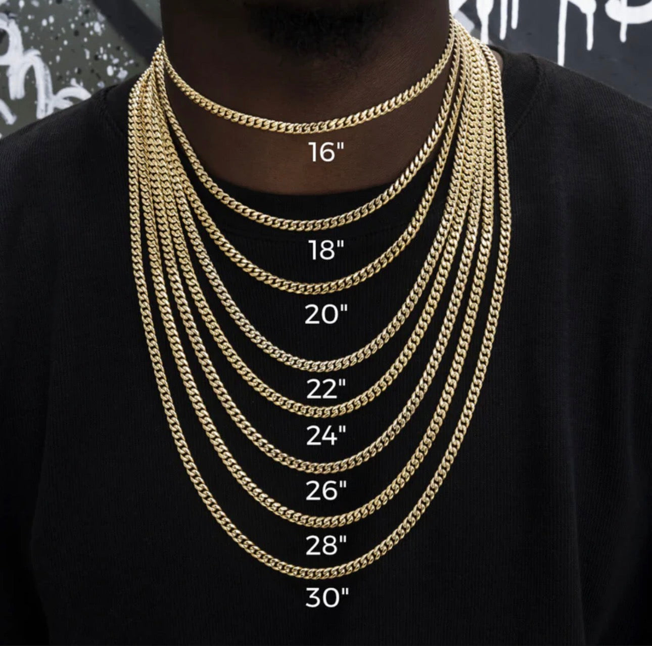 clustered tennis chain (gold) clustered tennis chain (gold)