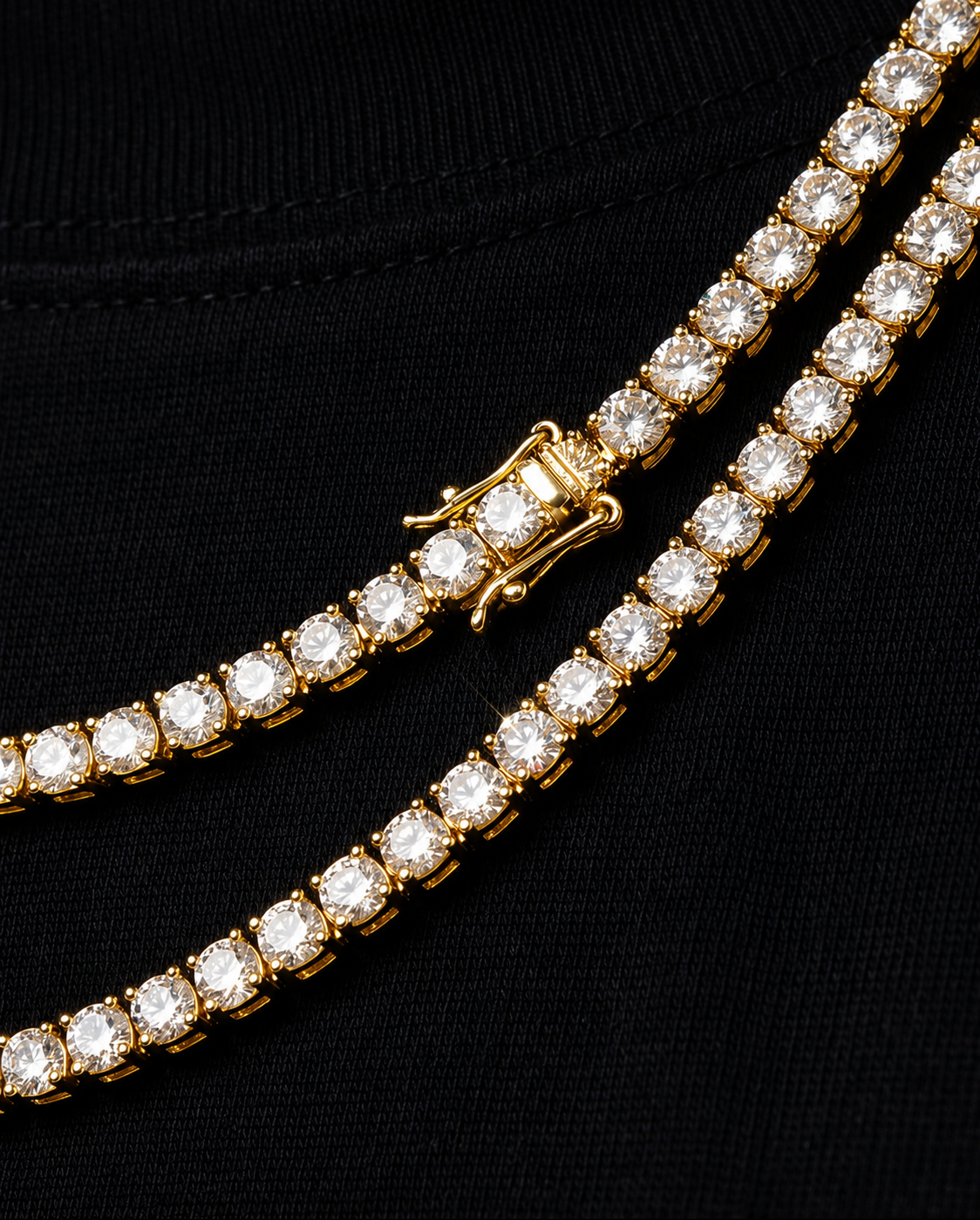 kingdom tennis chain (gold) kingdom tennis chain (gold)