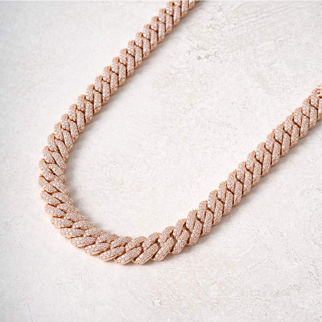kingdom cuban link (rose gold) kingdom cuban link (rose gold)