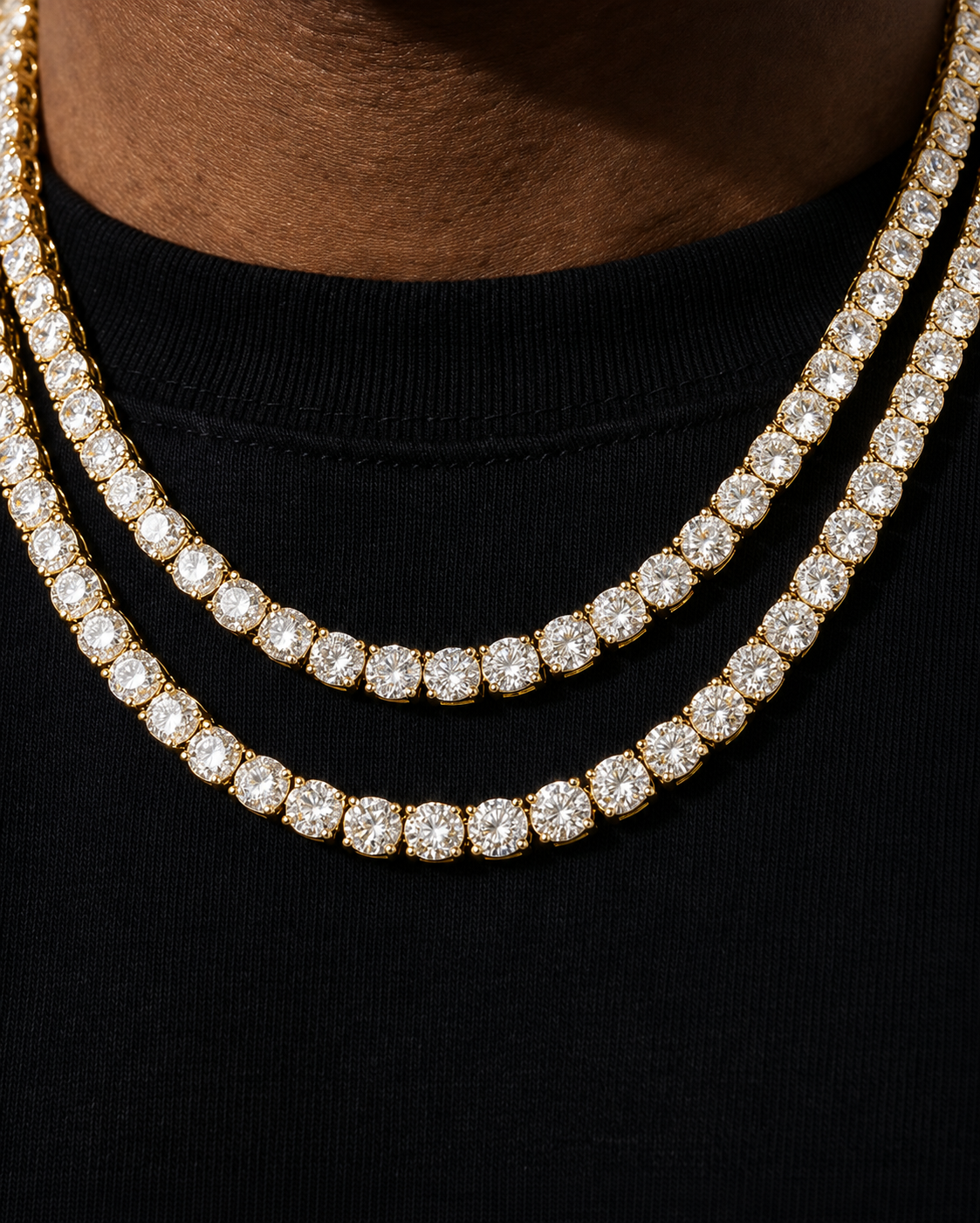 kingdom tennis chain (gold) kingdom tennis chain (gold)