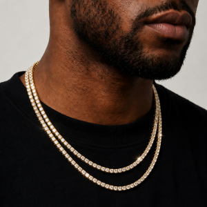 kingdom tennis chain (gold)