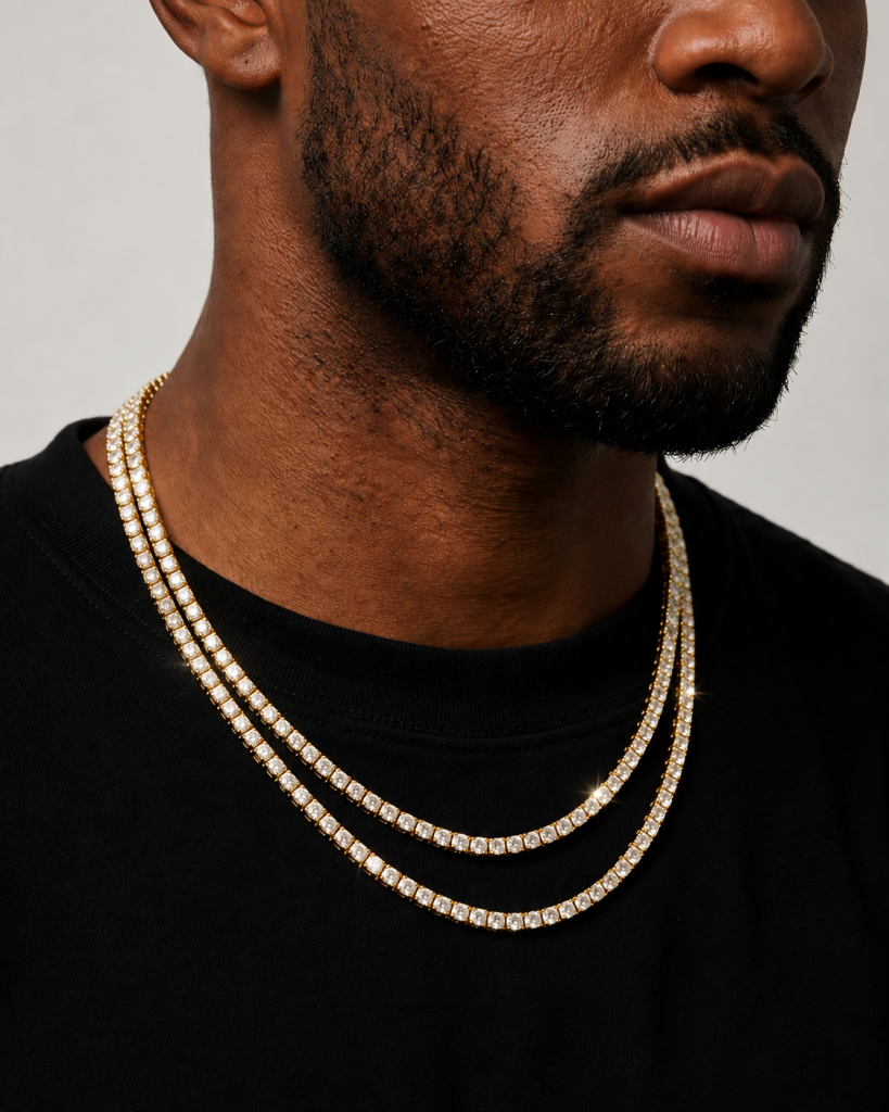 CHAINS kingdom tennis chain (gold)