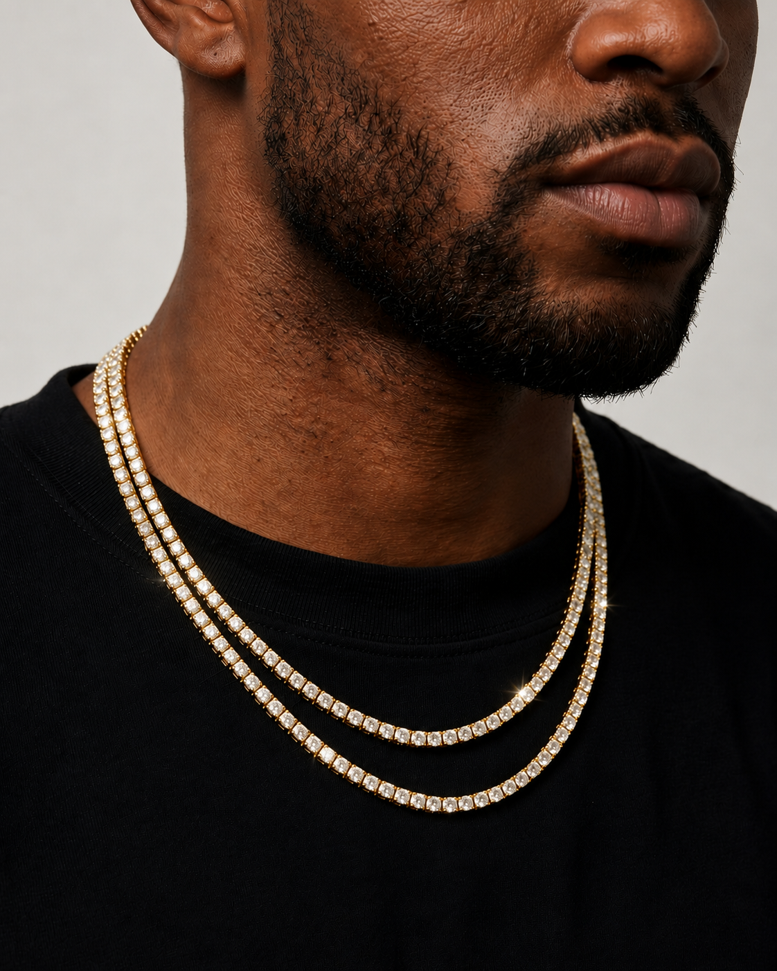 kingdom tennis chain (gold) kingdom tennis chain (gold)