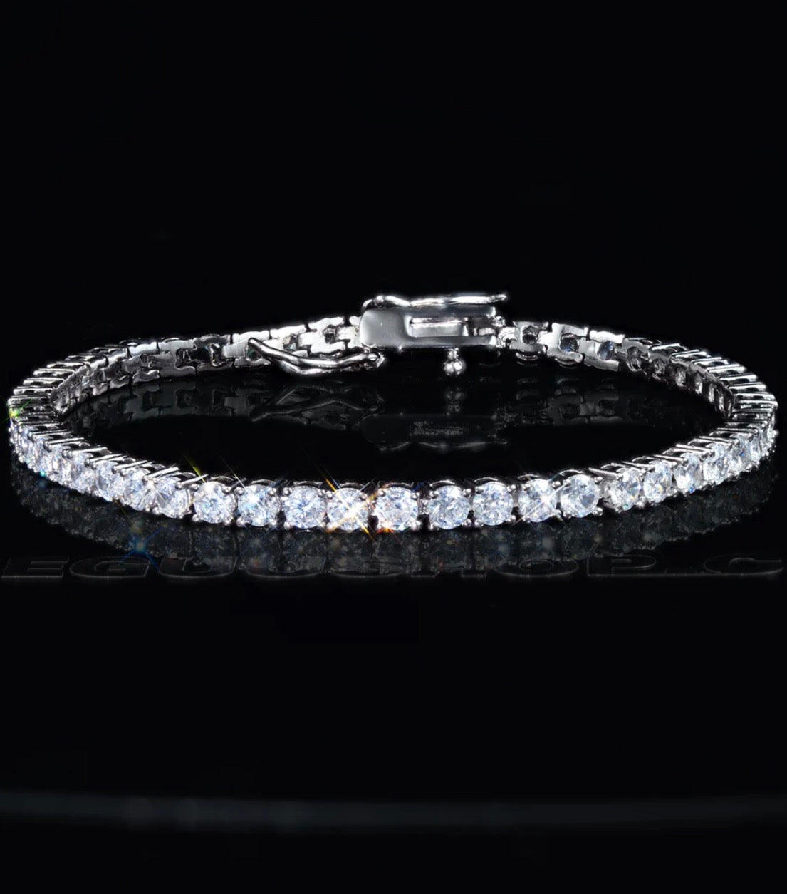kingdom tennis bracelet (white gold) kingdom tennis bracelet (white gold)