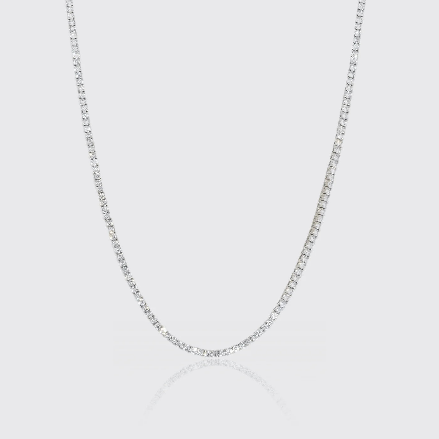 kingdom tennis chain (white gold) kingdom tennis chain (white gold)