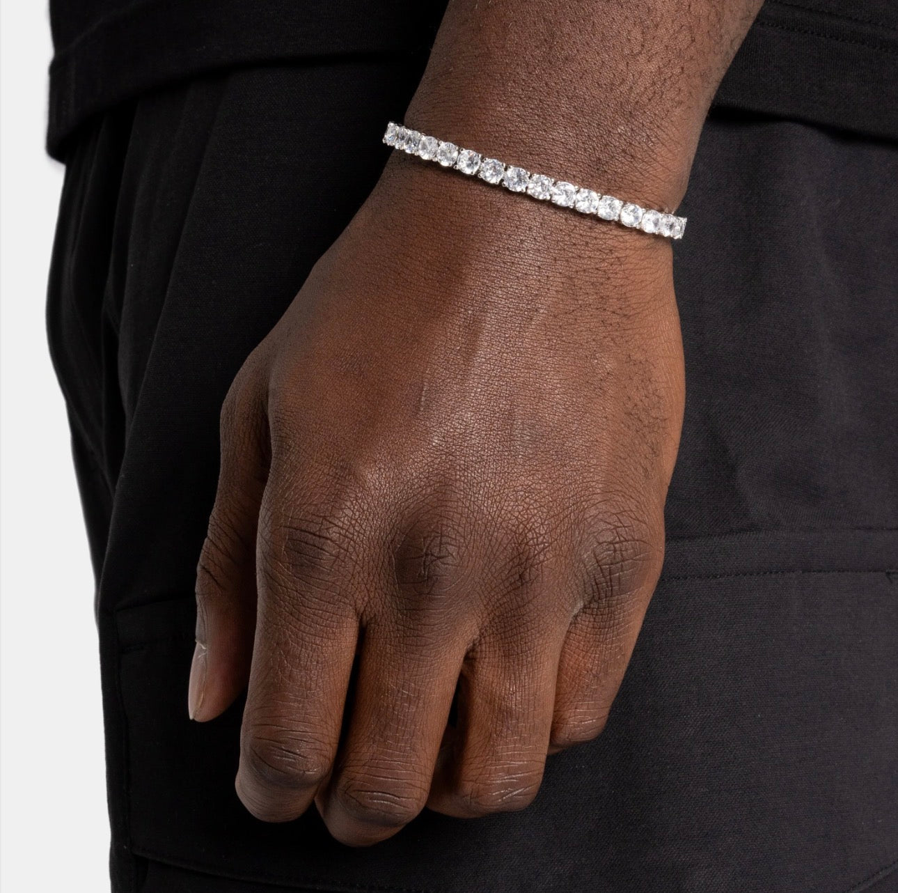 kingdom tennis bracelet (white gold) kingdom tennis bracelet (white gold)