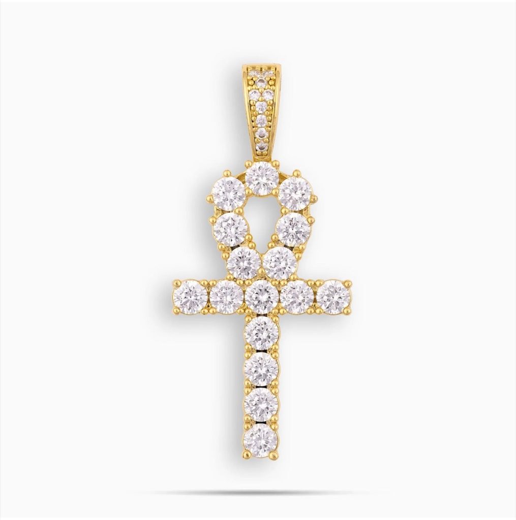 gold ankh pendant