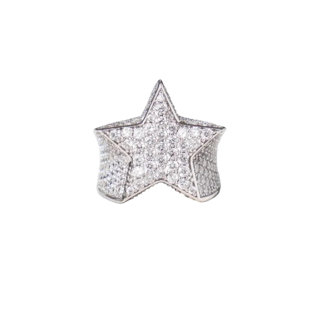 star ring (white gold)