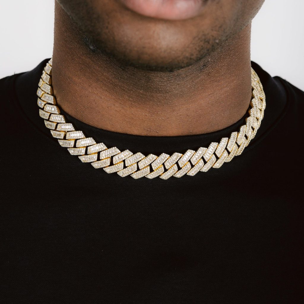 CHAINS baguette kingdom cuban link (gold)