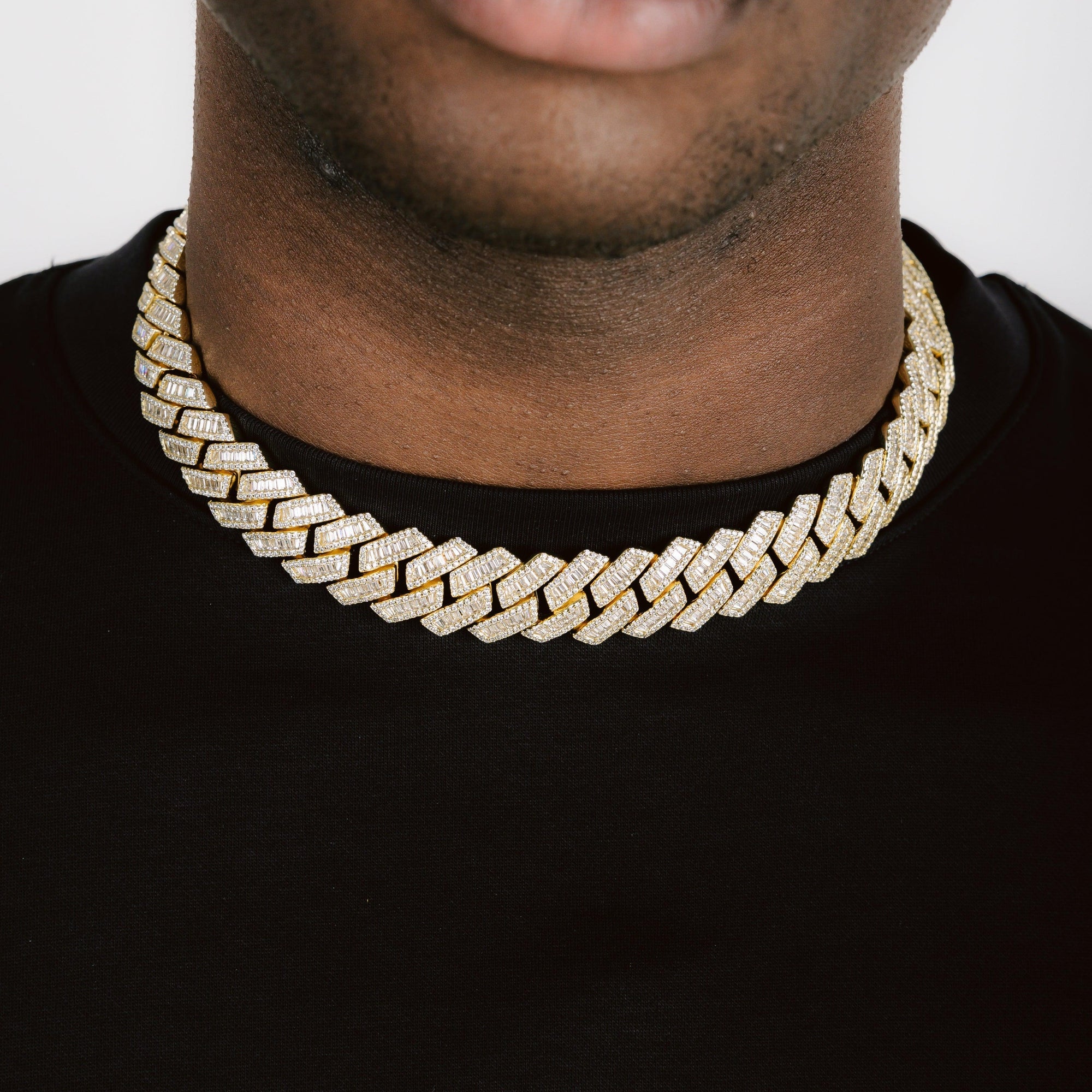 baguette kingdom cuban link (gold) baguette kingdom cuban link (gold)