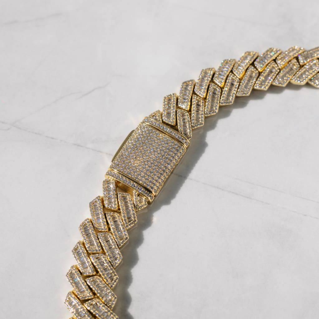 baguette kingdom cuban link (gold) baguette kingdom cuban link (gold)