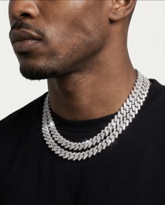 kingdom cuban link (white gold)